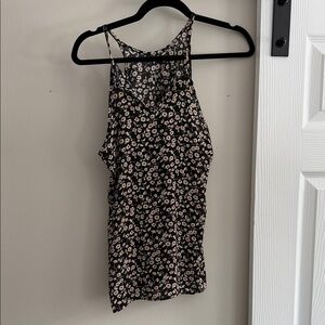 Papermoon Black and Pink Floral Camisole